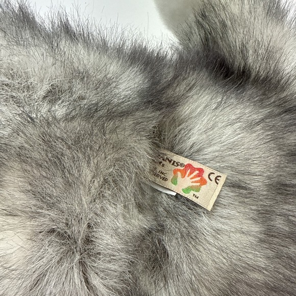 Folkmanis Timber Wolf Hand Puppet Full Body Stuffed Animal Moveable Mouth - Picture 6 of 8